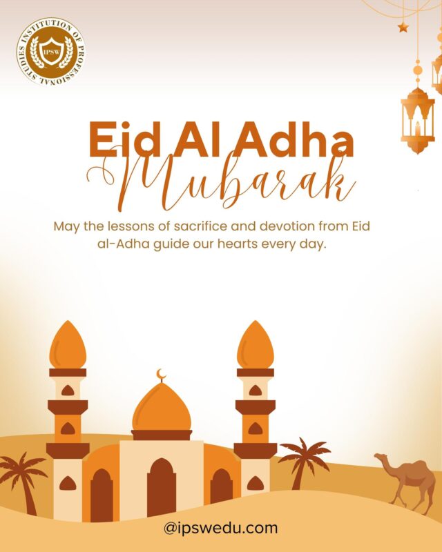 May the lessons of sacrifice and devotion from Eid Al -Adha guide our hearts every day