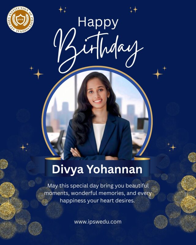 🎉 Happy Birthday, Divya! 🎂
Your dedication and positive spirit inspire everyone around you. Wishing you a year filled with happiness, success, and countless blessings.