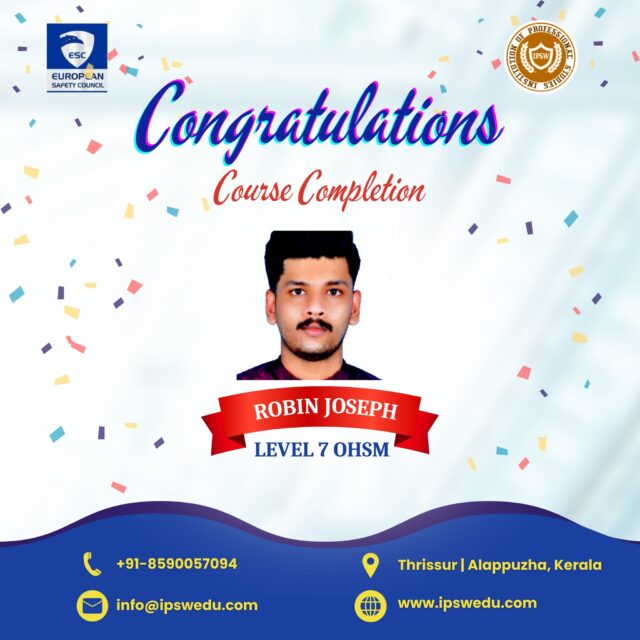 Congratulations on your placement! 
IPSW is proud to be part of your success story. 
Wishing you continued growth and achievements.