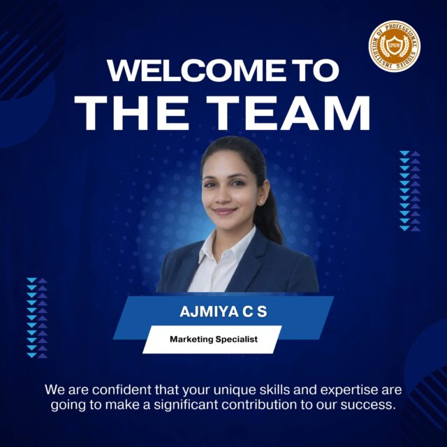 We are excited to welcome Ajmiya C S to our growing team as Marketing Specialist! 🚀
Her creativity, strategy, and passion for brand growth will help us reach new milestones.
Here’s to innovation, impact, and success together!