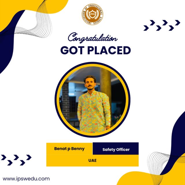 👷‍♂️ Placed with Confidence
IPSW continues to bridge the gap between education and employment.
Another student placed in a reputed organization — the IPSW way!