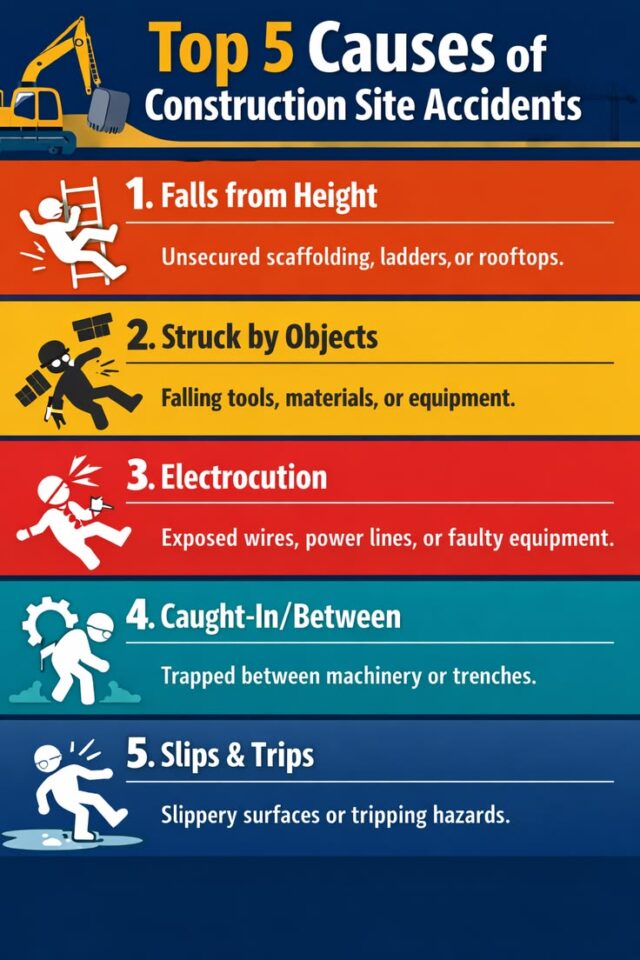 Top 5 Causes of Construction Site Accidents