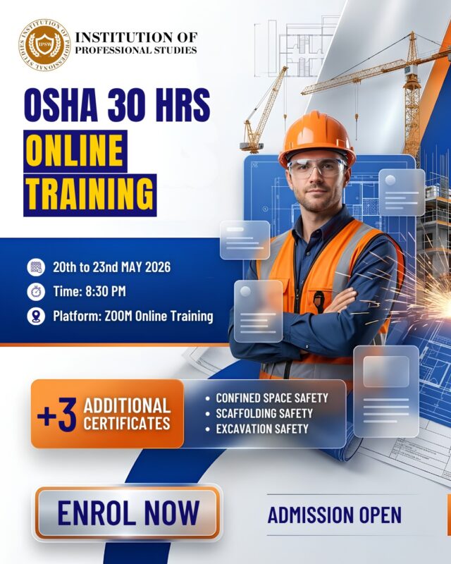 Build a Safer Career with the OSHA 30-Hour Certification!